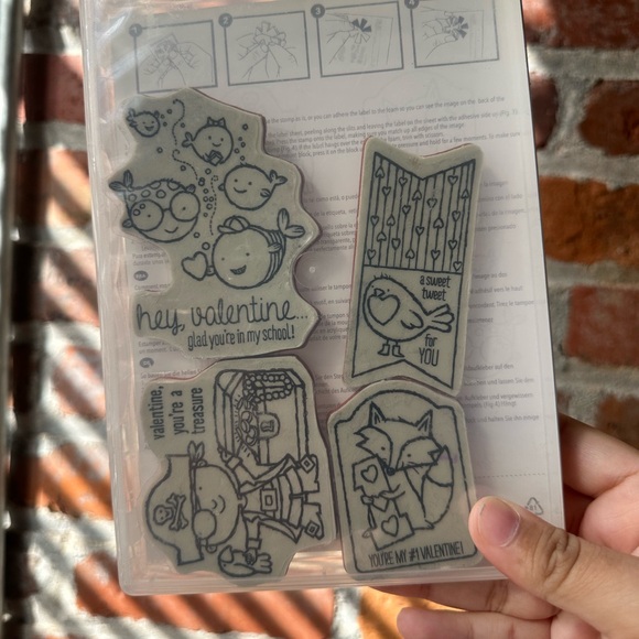 Stampin’ Up Hey, Valentine cling stamps - Picture 2 of 4